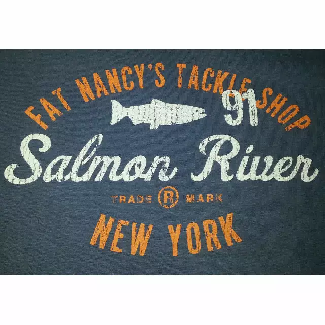 Fat Nancy's Tackle Shop Apparel Fat Nancy's Salmon River Trade Mark T-Shirt