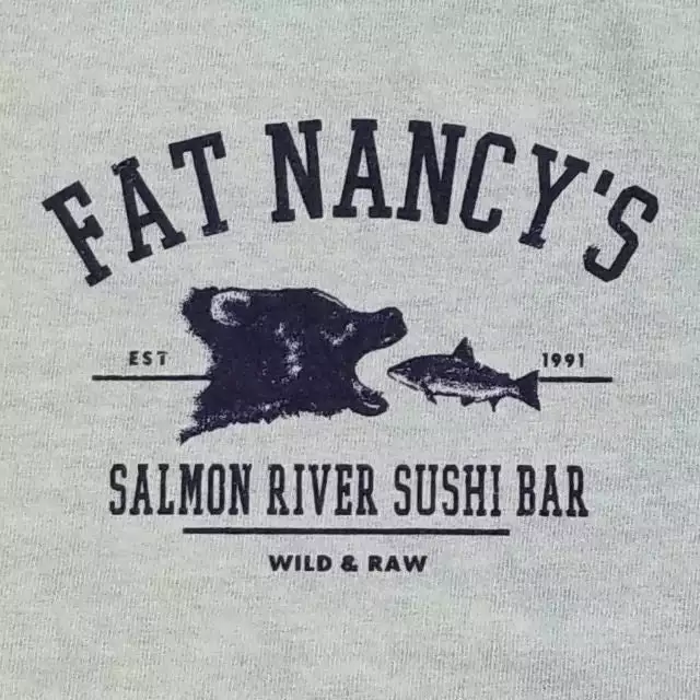Fat Nancy's Tackle Shop Fat Nancy's Bear And Fish T-Shirt Apparel