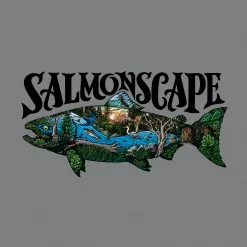 Fat Nancy's Tackle Shop Salmonscape T-Shirt