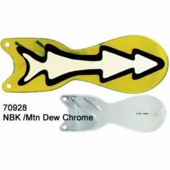 Lures Dreamweaver Spin Doctor Flasher NBK Mountain Dew Chrome 70928