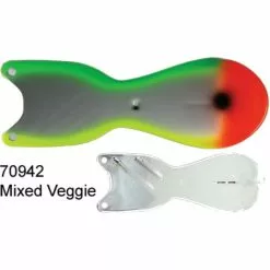 Dreamweaver Spin Doctor Flasher Mixed Veggie 70942 Lures