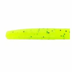Plastic Bait Gary Yamamoto 5" Chartreuse Black Flake Yamasenko