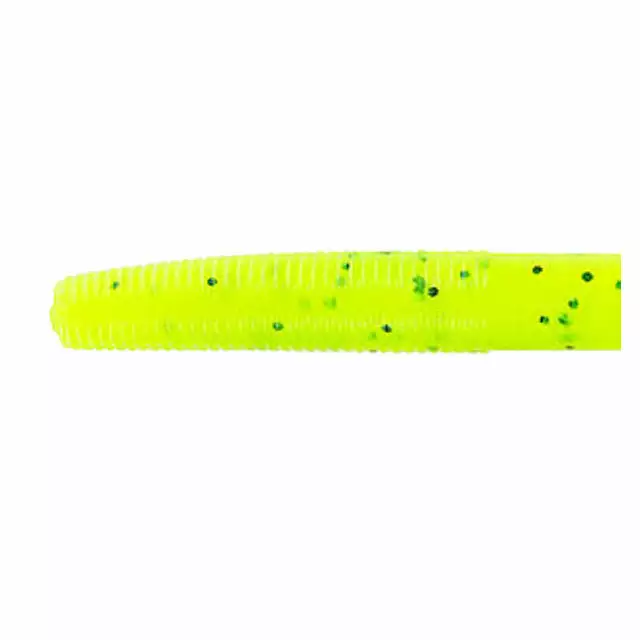 Plastic Bait Gary Yamamoto 5" Chartreuse Black Flake Yamasenko