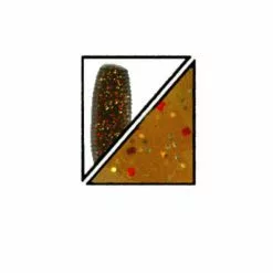 Plastic Bait Gary Yamamoto 5" Rootbeer W/Red & Gold Flake Yamasenko