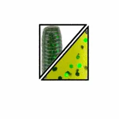 Plastic Bait Gary Yamamoto 5" Watermelon W/Lg Green Flake Yamasenko