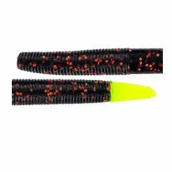 Plastic Bait Gary Yamamoto 5" Smoke W/blk Copper Chartreuse Tip Yamasenko