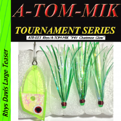 Lures A-TOM-MIK ATR-023 Rhys/A-TOM-MIK Chartreuse Glow Meat Rig