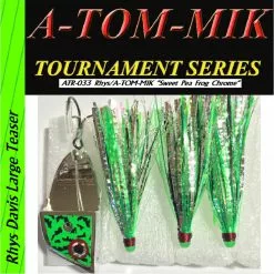 A-TOM-MIK King/Sweet Pea Chrome Meat Rig Lures