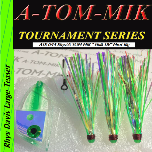 Lures A-TOM-MIK ATR-044 Rhys/A-TOM-MIK “Hulk UV" Meat Rig