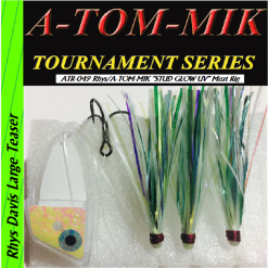 A-TOM-MIK ATR-049 Rhys/A-TOM-MIK Stud Glow UV Meat Rig Lures