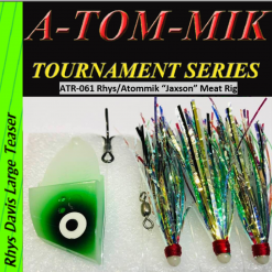 A-TOM-MIK ATR-061 Rhys/A-TOM-MIK Warship Glow Meat Rig Lures