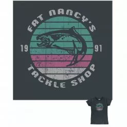 Apparel Fat Nancy's Tackle Shop Ladies T-Shirt