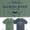 Fat Nancy's Tackle Shop Salmon River Live Happy T-Shirt Apparel