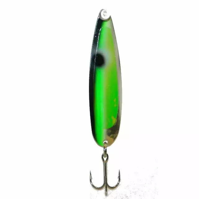 Michigan Stinger Spoon Gator Green UV Lures