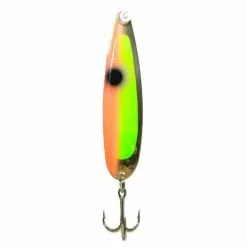 Michigan Stinger Spoon Tuxedo Orange Yellow UV Lures