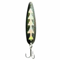 Michigan Stinger Spoon Black Wiggle