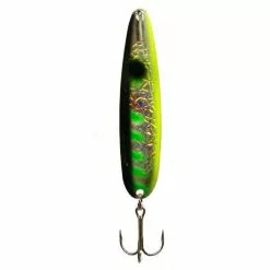 Lures Michigan Stinger Spoon Alewife Chartreuse Crushed UV
