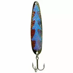 Michigan Stinger Spoon Black Wiggle UV Lures