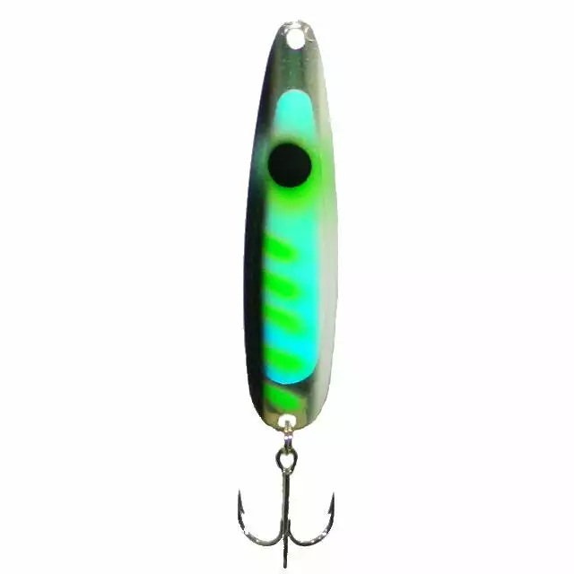 Michigan Stinger Spoon Alewife Green UV Lures