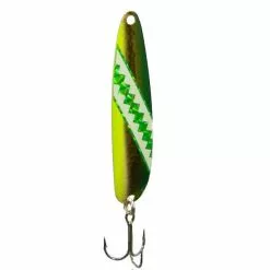 Michigan Stinger Spoon Green Dolphin Gold Lures