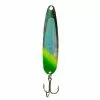 Lures Michigan Stinger Spoon Green Skirt UV