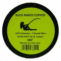 Fat Nancy's Tackle Shop Buck Naked Copper Wire Line