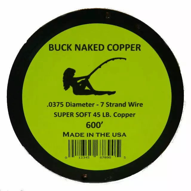 Fat Nancy's Tackle Shop Buck Naked Copper Wire Line