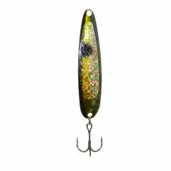 Michigan Stinger Spoon Gator Amber Crushed UV Lures
