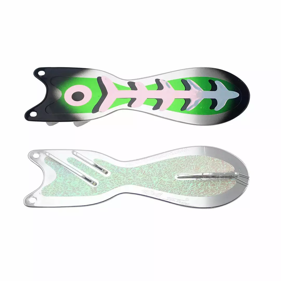Dreamweaver Spin Doctor Flasher Chrome Black UV Lures