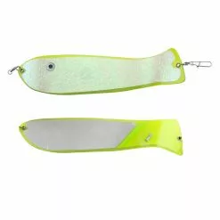 Pro Troll Pro-Troll Fish N Chip Flasher Glow Chartreuse Silver Back Lures