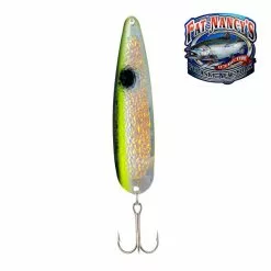 Michigan Stinger Spoon Gator Chartreuse Crushed UV Lures