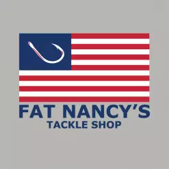Fat Nancy's Tackle Shop Fat Nancy's Hook Flag T-Shirt