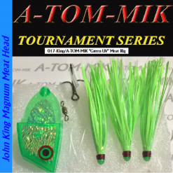 Lures A-TOM-MIK 017-King/A-TOM-MIK “UV Green” Meat Rig