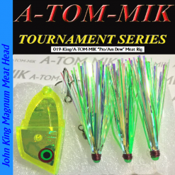 A-TOM-MIK 019-King/A-TOM-MIK “Pro/Am Dew” Meat Rig Lures