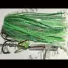 A-TOM-MIK Tournament Live Series Trolling Flies L205 Green Crinkle Lime Live Lures