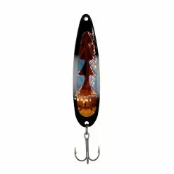 Lures Michigan Stinger Spoon Black Jeans UV