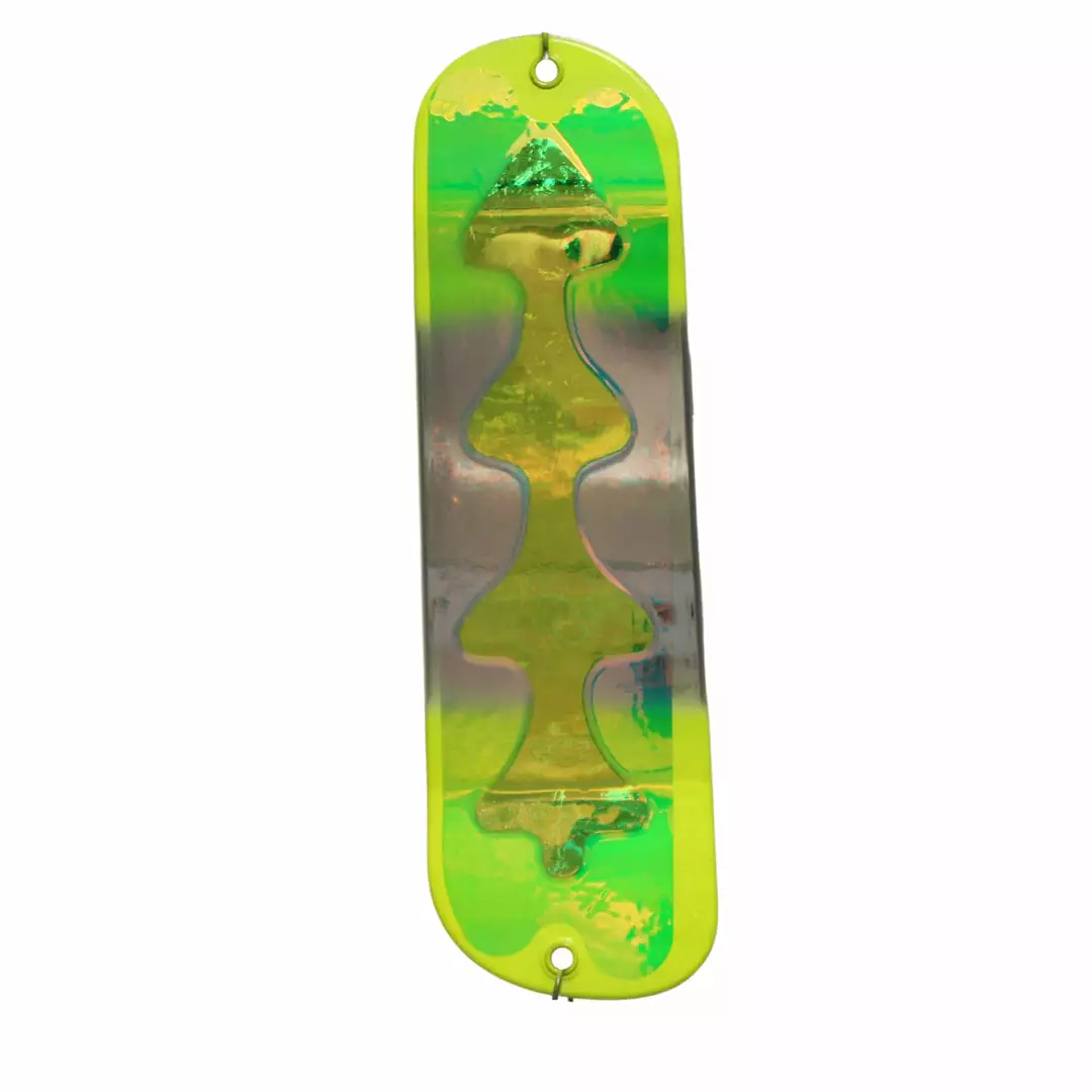 Michigan Stinger Flasher Chrome Yellow Jeans Lures