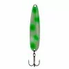 Lures Michigan Stinger Spoon Green Dot Glow