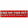 Fat Nancy's Tackle Shop Decals Fish On! Fish Off!