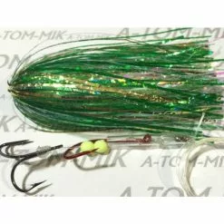Lures A-TOM-MIK Tournament Series Trolling Flies T061 Green/Gold (2006)