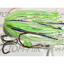 A-TOM-MIK Tournament Series Trolling Flies T186 UV Green Glow