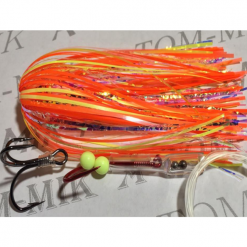 A-TOM-MIK Tournament Series Trolling Flies T414 Orange Sunburst UV (2016) Lures