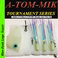 A-TOM-MIK ATR-053 Rhys/A-TOM-MIK Warship Glow Meat Rig Lures
