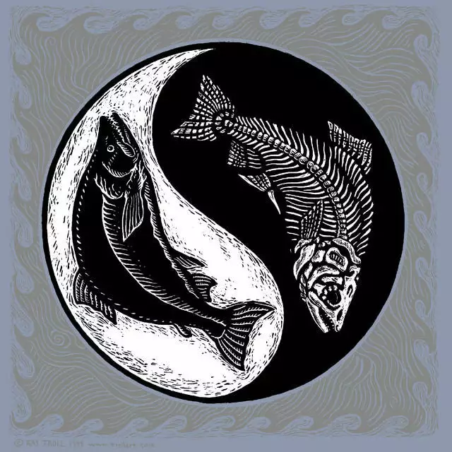 Fat Nancy's Tackle Shop YIN YANG T-Shirt Apparel