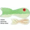 Dreamweaver Spin Doctor Flasher A-Tom-Mik White Killer Lures