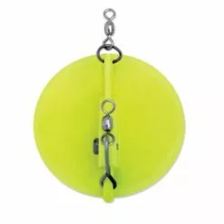 Luhr Jensen Dipsy Diver Chartreuse/White Bottom Trolling Gear