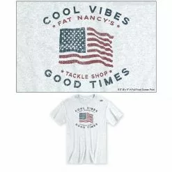 Fat Nancy's Tackle Shop Cool Vibes T-Shirt Apparel