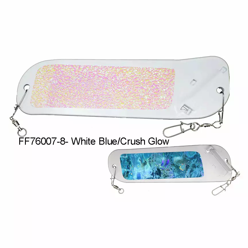 Dreamweaver Flip Fin Flasher White- Blue/Crush Glow