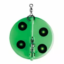 Luhr Jensen Dipsy Diver Flo Green/Chart UV/Chrome Bottom Trolling Gear