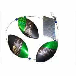 Hammerhead Spinners Rod Hog Special Green Glow Cup Lures